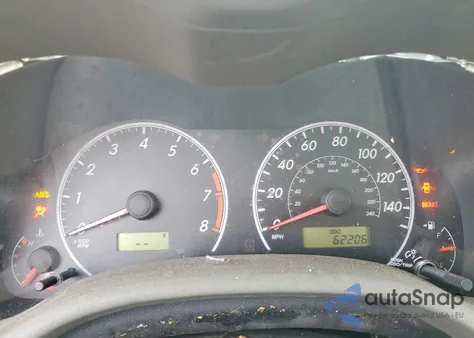 2010 Toyota Corolla Base z USA, uszkodzony, nr VIN 1NXBU4EE3AZ280141